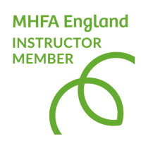 MHFA Instructor Member Badge_White Small